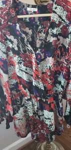 Parker romper, flowers, floral print. size 8.